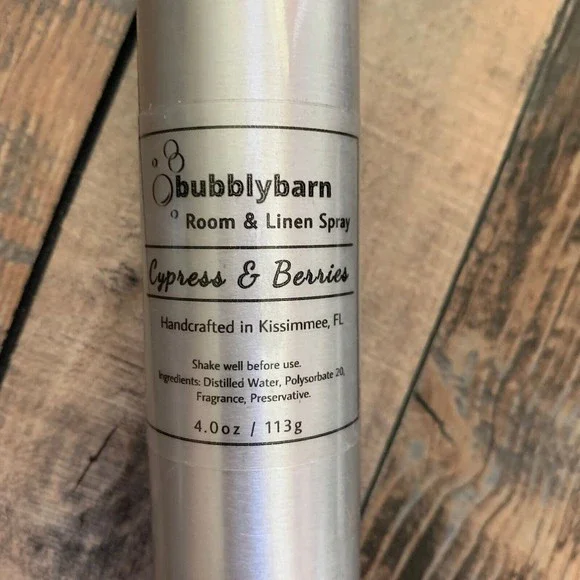 2 Room & Linen Spray Cypress & Berries Pumpkin Spice Latte Crafted Small Batches - Picture 4 of 6